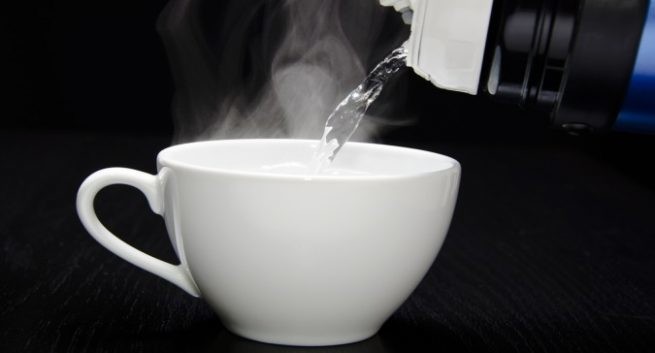 hot water
