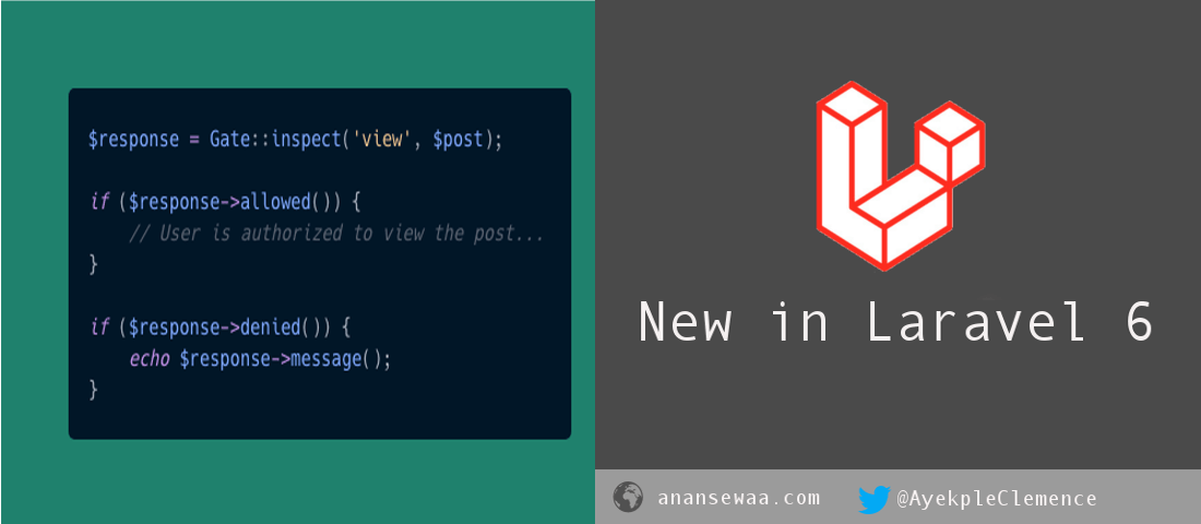 New in Laravel 6